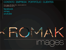 Tablet Screenshot of kromak.com.br
